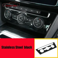 stainless steel for volkswagen vw passat b8 arteon car air central control panel decoration cover trim auto styling accessories