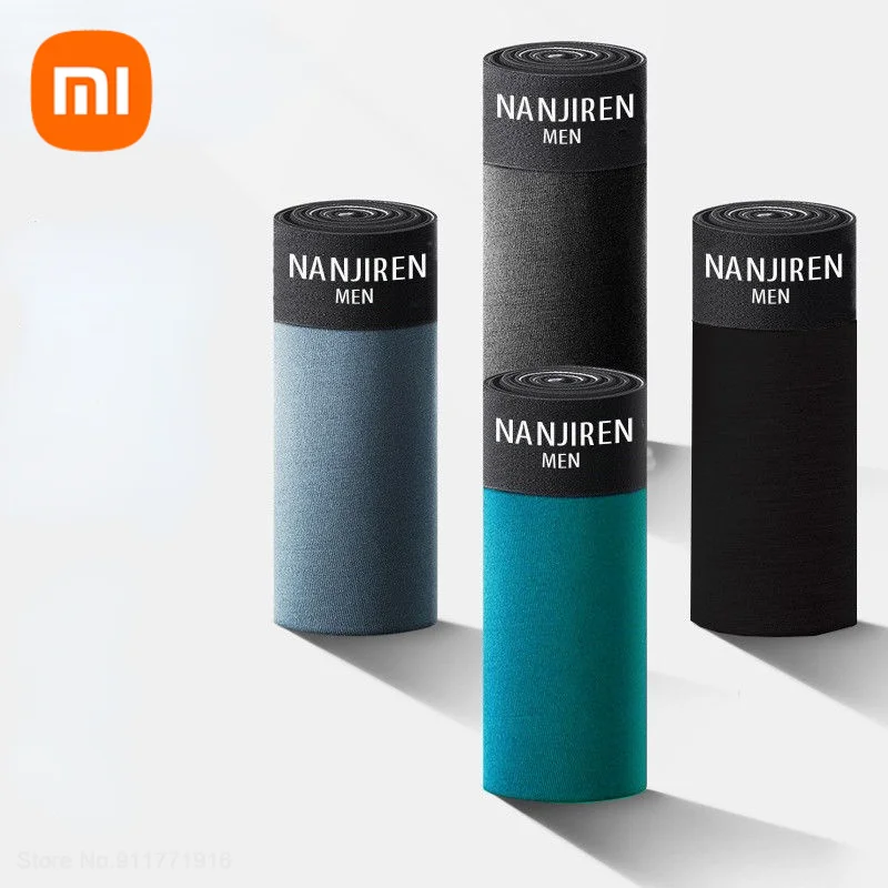 

Трусы-боксеры Xiaomi мужские из модала, нижнее белье, длинные шорты, пикантные трусы