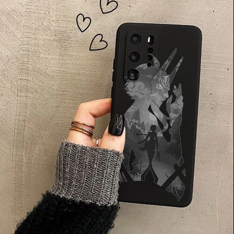 anime genshin impact case for poco m3 x3 pro f3 for xiaomi redmi note 10 pro 9c 9a 9 pro comics black phone cover free global shipping