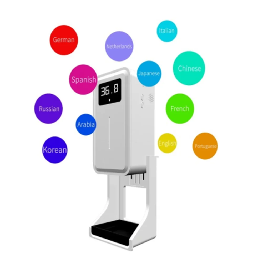 

2022 New Rehabor A Dispenser Automatic Soap With Sensor Thermometer