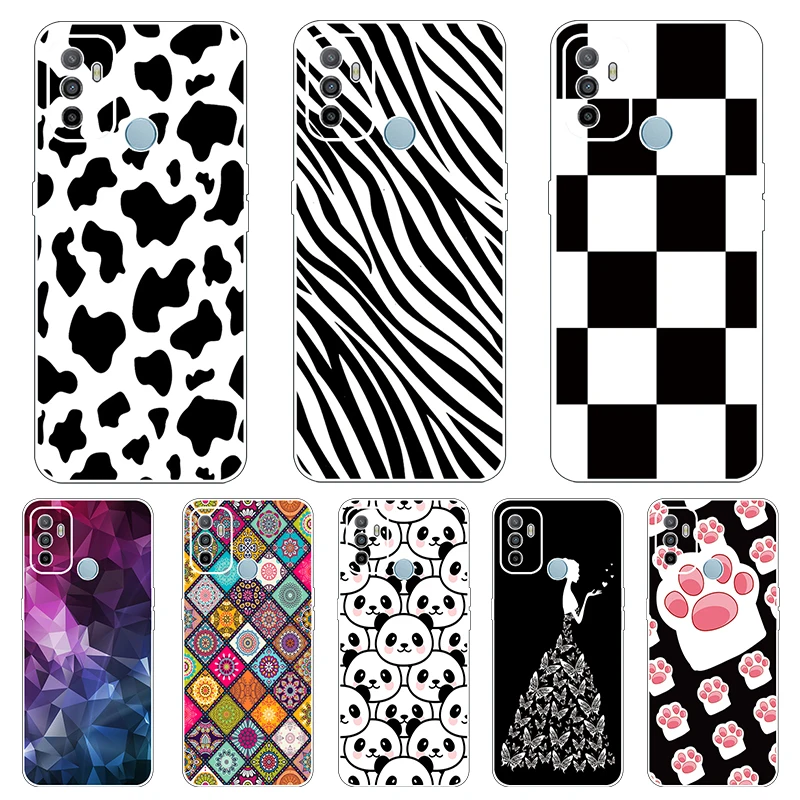 

COW Pattern For OPPO A53 Case 2020 Silicon Soft TPU Back Phone Cover for OPPO A53S A32 OPPOA53 A 53 A33 2020 Case Bumper Coque