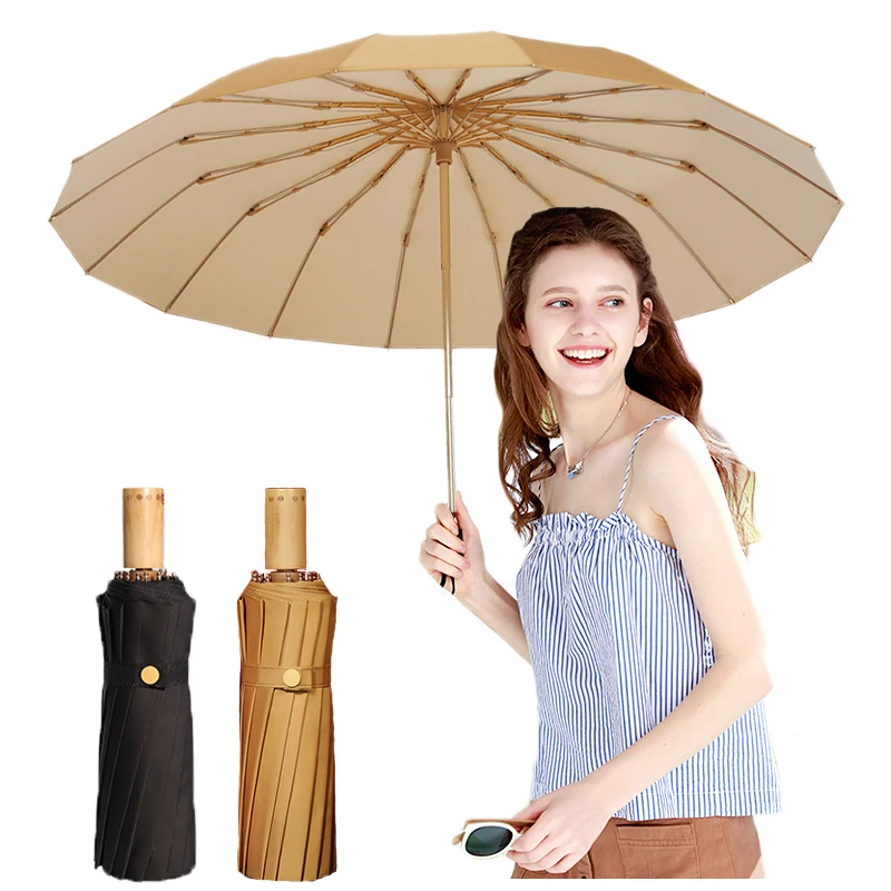 

Umbrella Rain Women 16 Bone Strong Chinese Style Vintage Men Rain Gear Parapluie Guarda Chuva Parasol Paraguas Christmas Gift