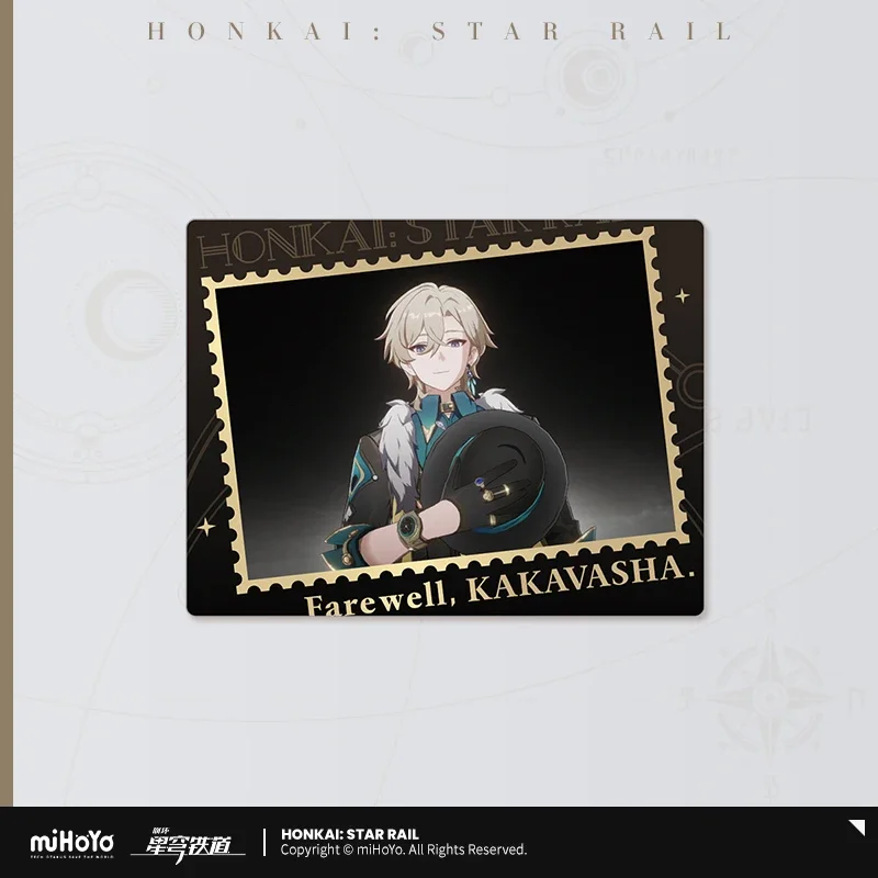 В наличии Официальное аниме Honkai: Star Rail The Memories We Share Acheron Aventurine Raster Магнит на