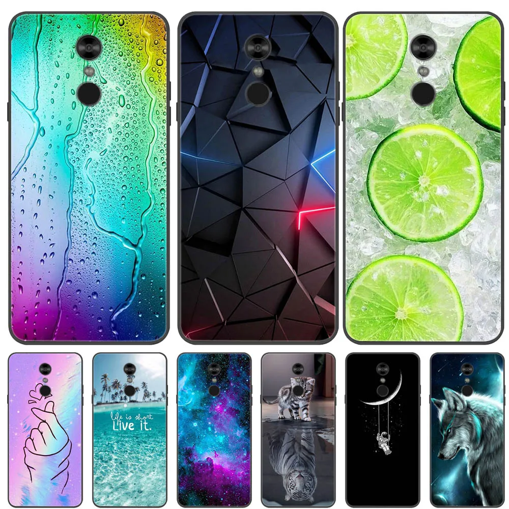 Чехол для LG Stylo 4, симпатичная силиконовая защитная задняя крышка, искусственная кожа для LG Stylus 4, мягкие чехлы Stylo4, оболочка, бампер, оболочка