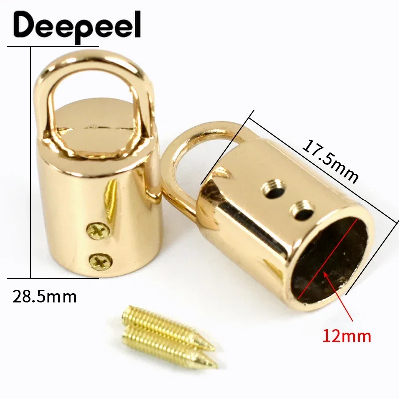 5-30 шт. Deepeel 11/14 мм металлические замки для шнура аксессуары кожаных изделий