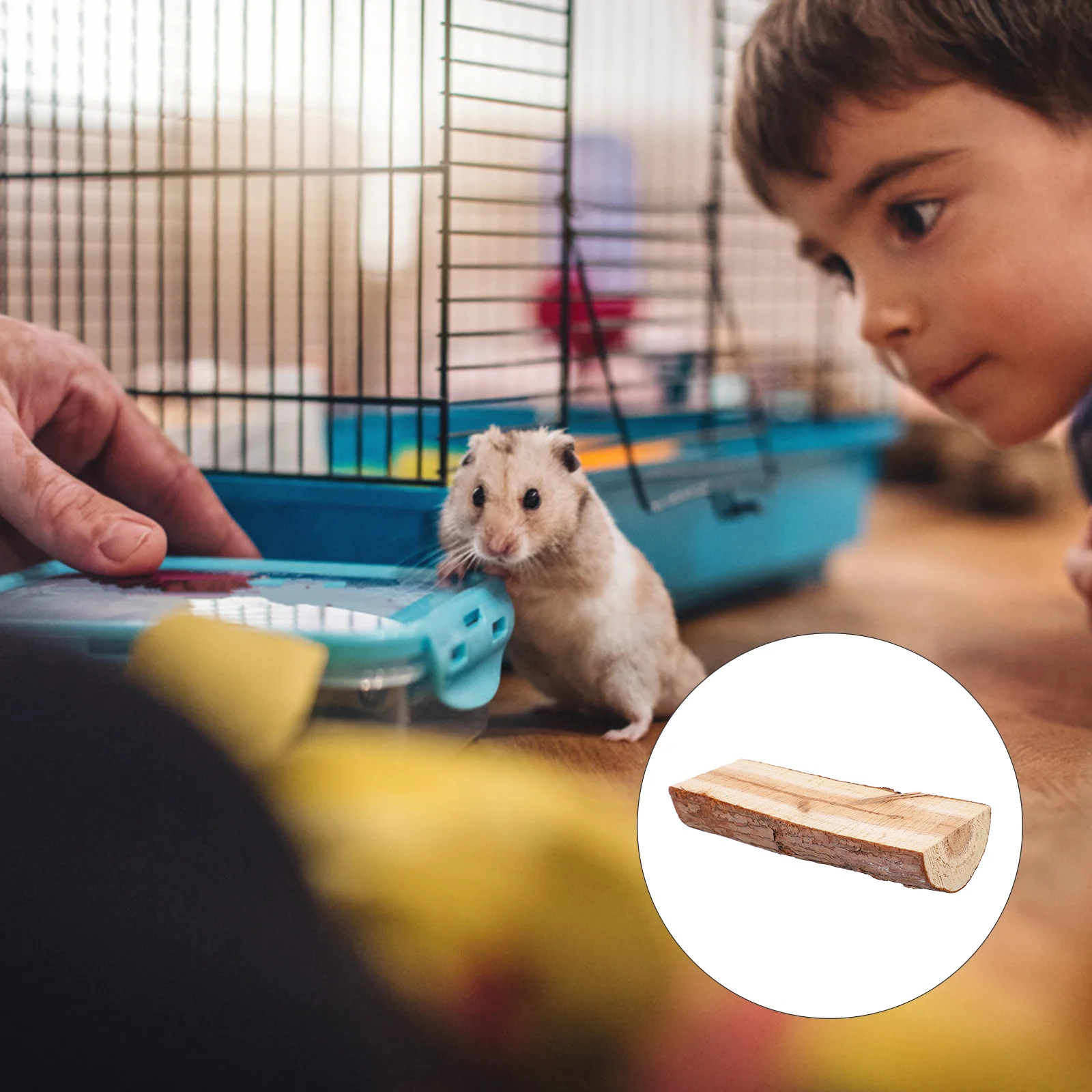 

Хомяк, деревянная педаль, прыгающая платформа, подставка, клетка, аксессуар