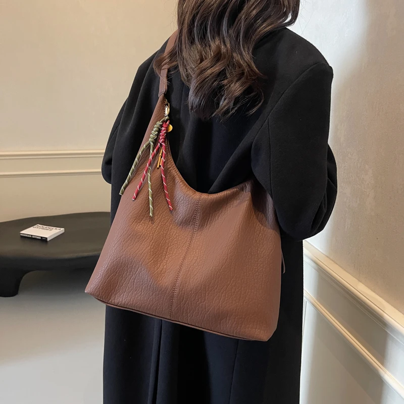 Новая модная простая повседневная Универсальная женская сумка-тоут на одно