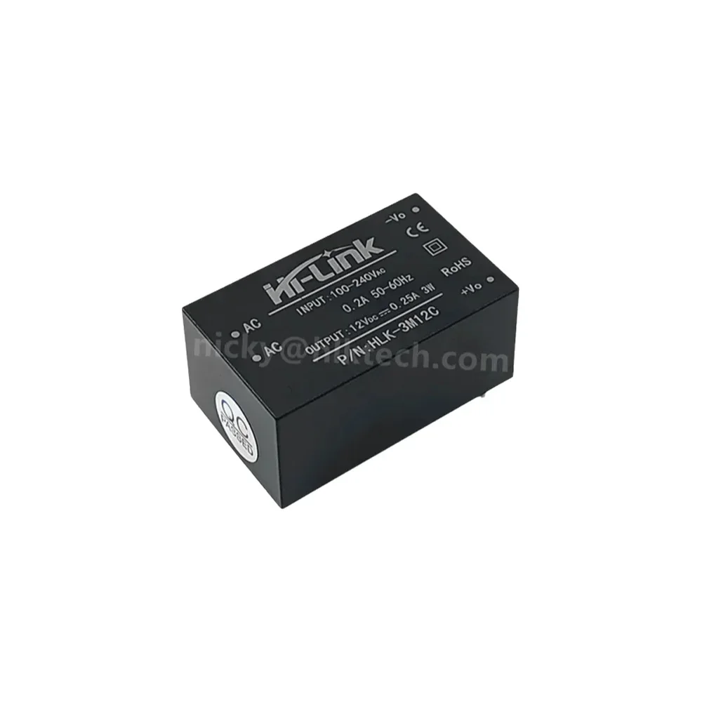 Новый модуль импульсного источника питания Hi-Link ACDC HLK-3M12C с изолированным преобразователем EMC, 220В110В в 12В 250мА (art.: 3920cba2bb5d1) - 3920cba2bb5d1