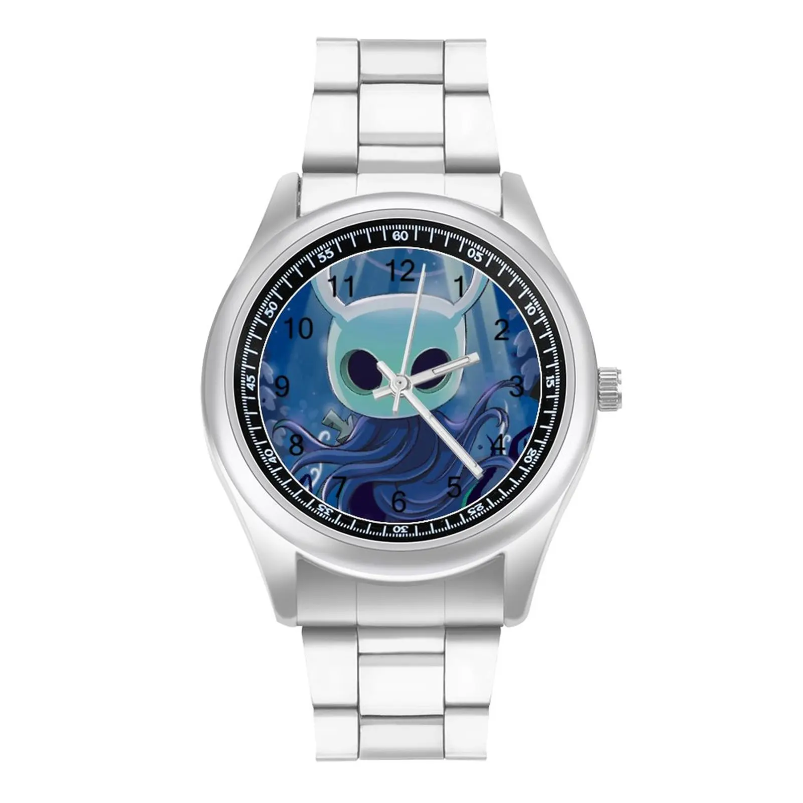 

Hollow Knight in The Woods Quartz Watch Game Photo Elastic Wrist Watch Steel Fashion Business Woman Wristwatch