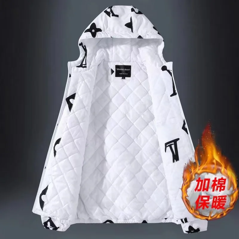 2021 New Men's Cotton-padded Jacket Winter Thick And Warm Male Jacket Korean Style Trendy Cotton Clothing Large Size Coat