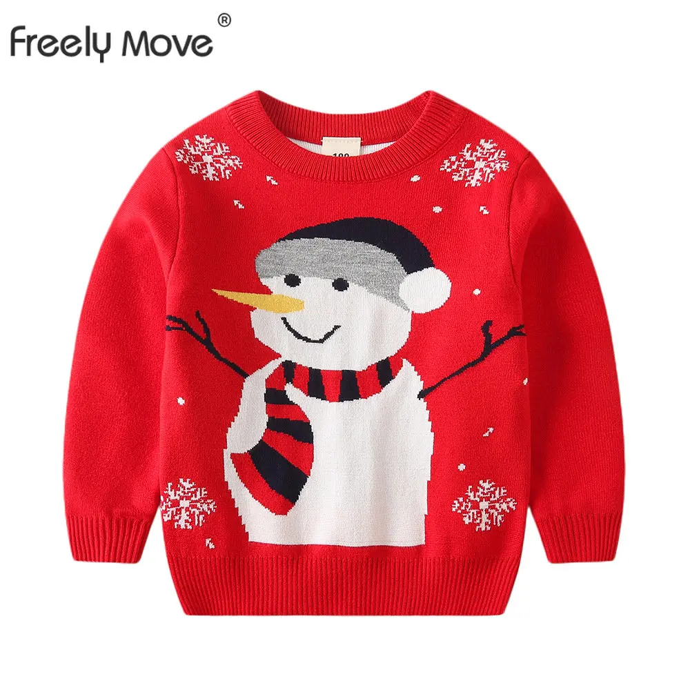 

Freely Move Autumn Baby Girls Clothes Baby Sweater Toddler Knit Sweater Newborn Knitwear Long Sleeve Cotton Baby Pullover Tops