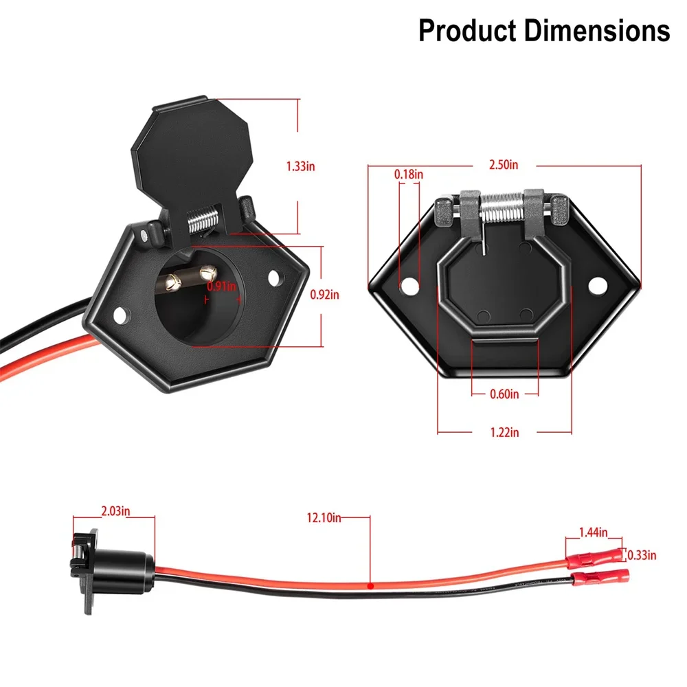 Рисунок 2 - Штепсельная розетка с 2 зубцами