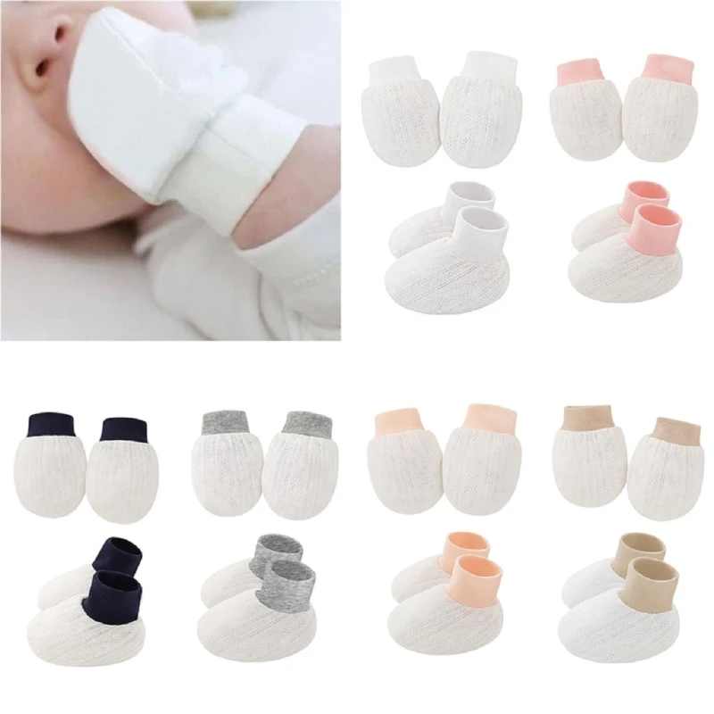 

Варежки для новорожденных 67JC, перчатки против царапин и противоскользящие полуноски для мальчиков, аксессуар для детской одежды