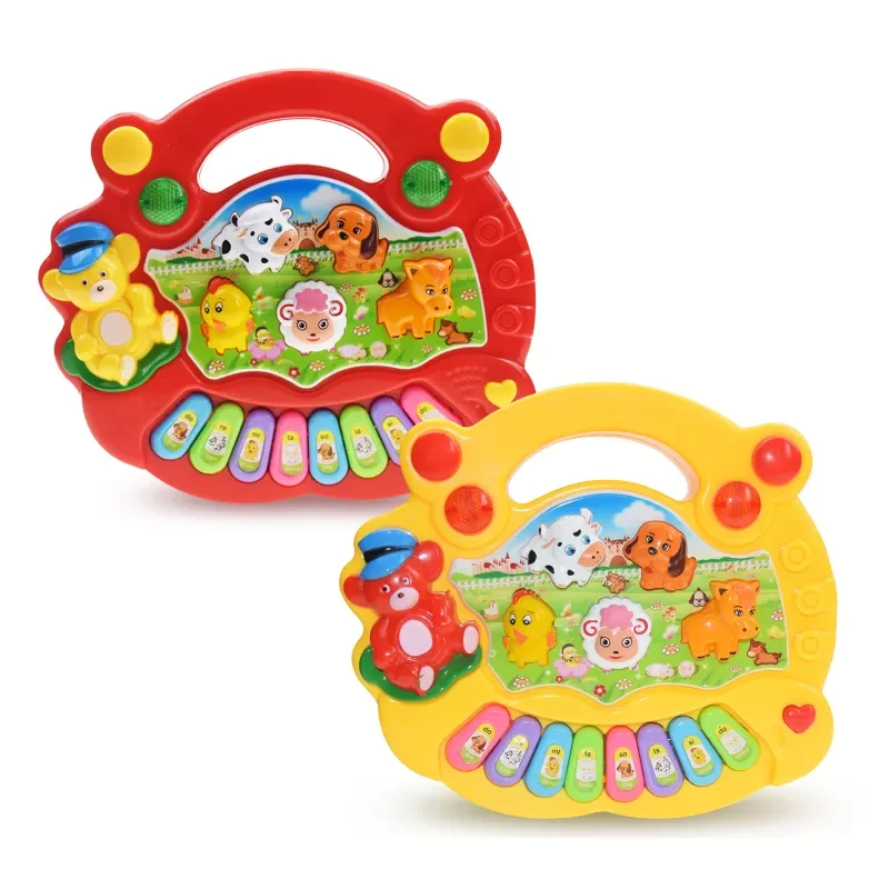 

Keyboard Piano Farm Animal Sound Kids Piano Music Toy Musical Animals Sounding Baby Playing Type Musical Instruments Toys