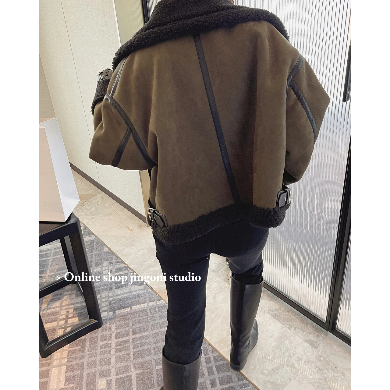 2022 Women Woolen Faux Fur Suede Leather Teddy Jackets Blazers Trench Coats Y2k Clothes Parkas Heavy Down Winter Za Oem Stylish