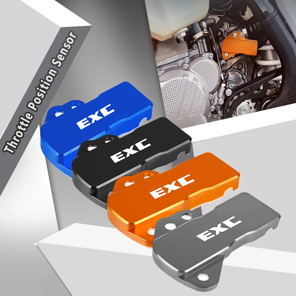 

Аксессуары для мотоциклов CNC, алюминиевый Датчик положения дроссельной заслонки, Защитная крышка для EXC 150 250 300 2018 2019 2020