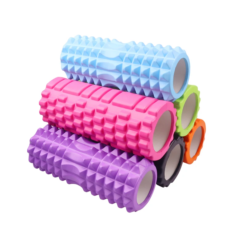 

33CM Yoga Column Fitness Pilates Yoga Foam Roller blocks Train Gym Massage Grid Trigger Point Therapy Physio Exercise