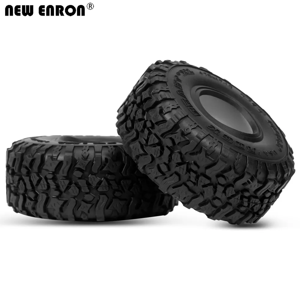 

NEW ENRON 4Pcs 1.9inch 120mm Rubber Tyre Tires For RC 1/10 Crawler Car Traxxas TRX4 Axial SCX10 II III 90046 TF2 Tamiya CC01 D90