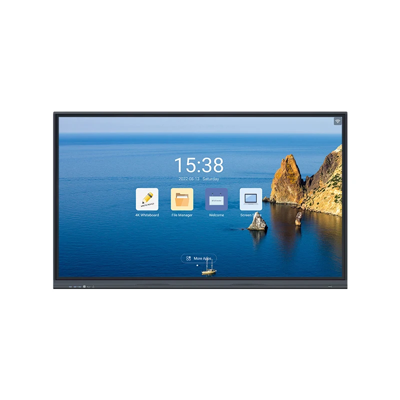 Фото Интерактивная доска IFPD с сенсорным экраном 75 дюймов 4K LCD для школьного обучения, цена от производителя №1