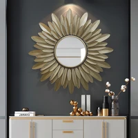 round decorative wall mirror modern luxury room bedroom decoration salon decor home design excuse quality designer decor