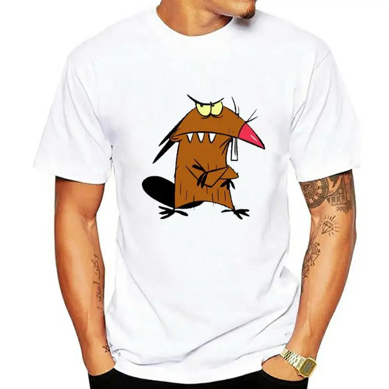 

Angry Beavers Daggett Dag Cartoon Art Mens T Shirt