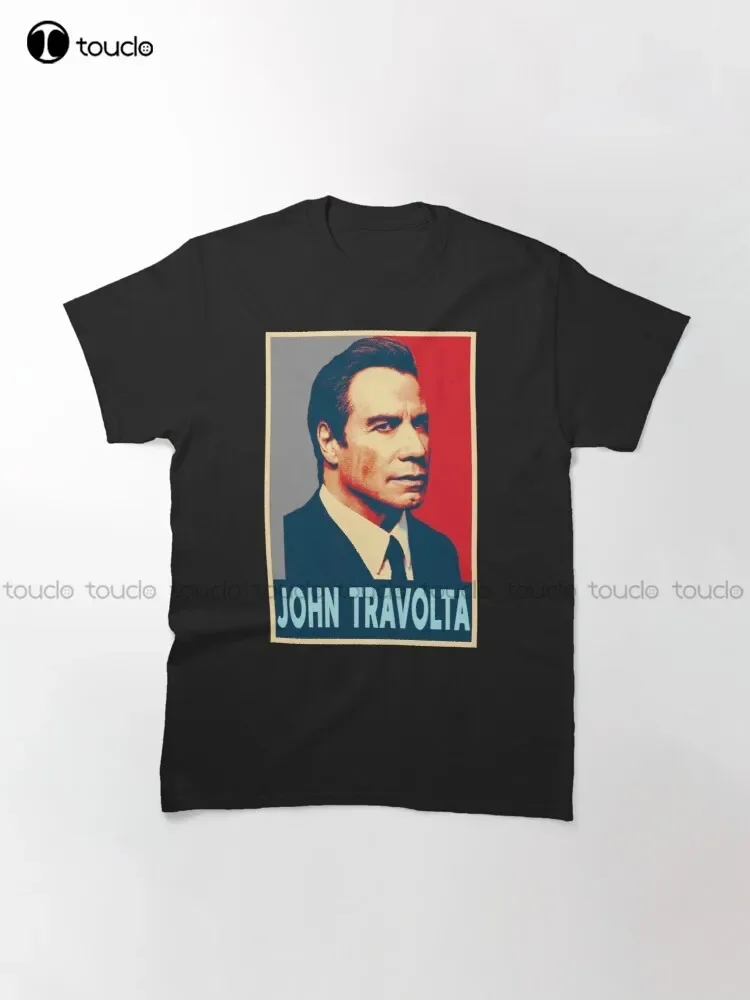 John Travolta Nicolas Cage Classic T-Shirt Kindergarten Teacher Shirts Custom Aldult Teen Unisex Digital Printing Tee Shirts New