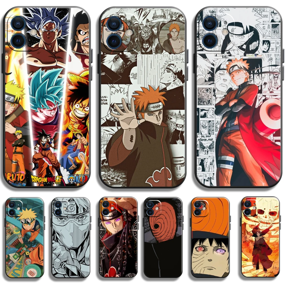 

Naruto Japanese Anime Phone Cases For iPhone 11 12 Pro MAX 6S 7 8 Plus XS MAX 12 13 Mini X XR SE 2020 Carcasa Funda Soft TPU