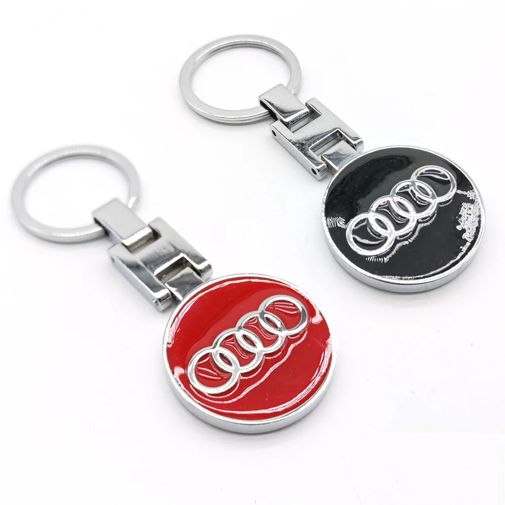 Брелок Audi с логотипом из металлического сплава брелок эмблемой кулон значок