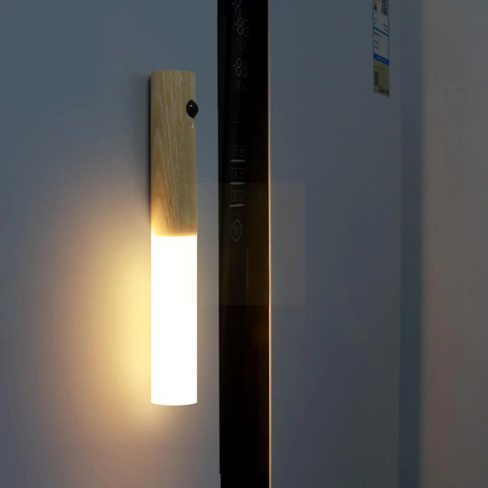 

Led Night Light Sensor Photosensitive Sensor Door Lock Lamp Rechargeable Wood Lantern Emergancy Light Lamp Night Light Wall Y2l2