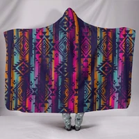 boho blanket hooded blanket vegan blanket multi colored custom made quilt outdoor blanket plush sherpa fleece yoga medita