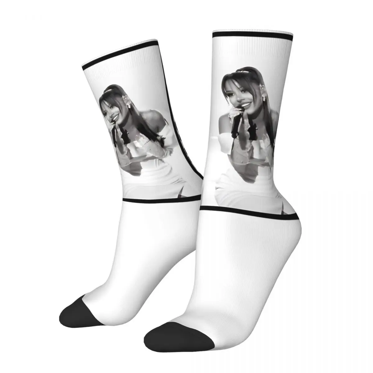 Женские носки в стиле Харадзюку Ayliva новинка 2024 года альбом LIEB MICH Stuff мягкие с