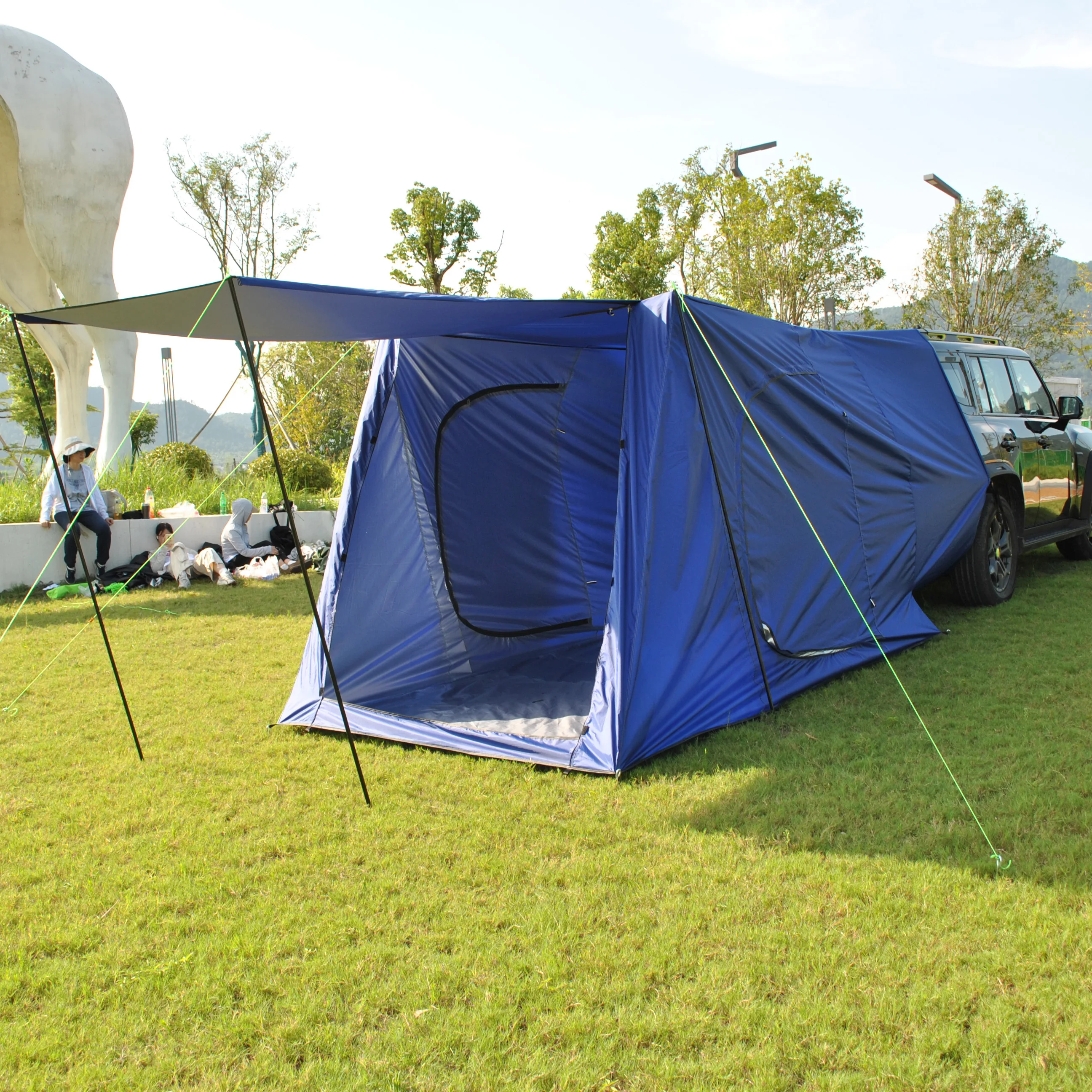 Палатка для внедорожника универсальная палатка кемпинга тройное расширяющееся
