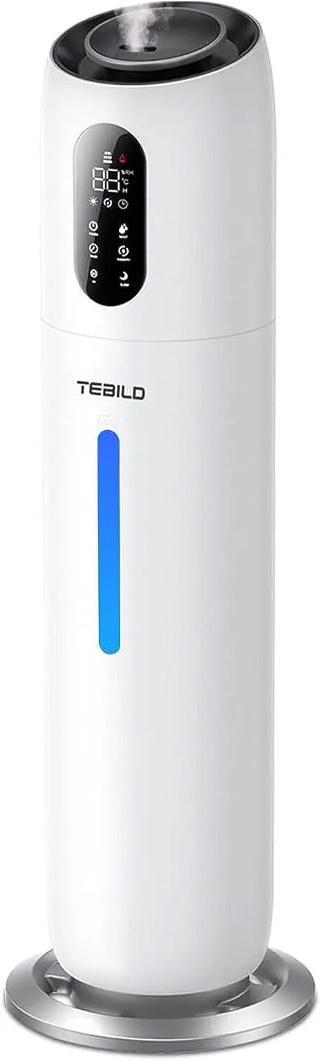 

for Bedroom Plants 9L Ultrasonic Cool Mist Humidifier Top Fill Last Up to 48H with 360°Nozzle,Sleep Mode, Auto Shut-Off,Night L