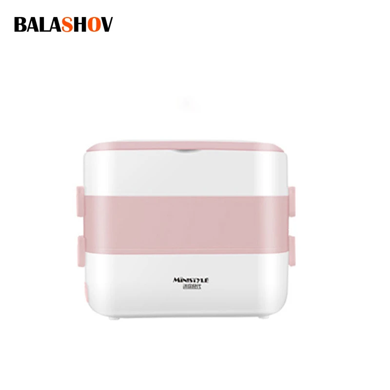 Электрическая Мультиварка 220 В с подогревом пищи Портативный Ланч-бокс для офиса