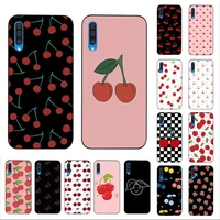 fhnblj cherry fruit phone case for samsung a51 01 50 71 21s 70 10 31 40 30 20e 11 a7 2018