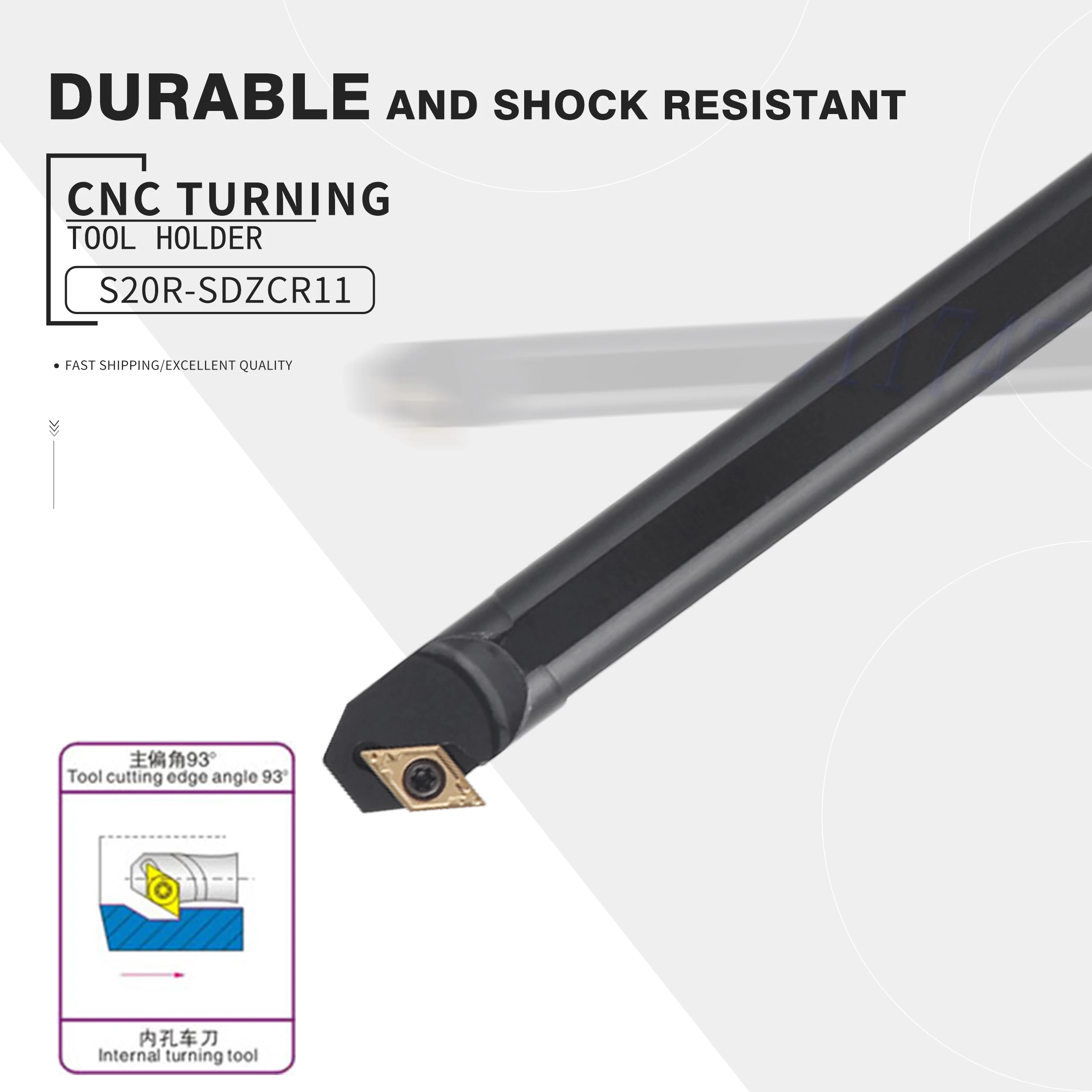 

S10K-SDZCR07 S12M-SDZCR07 S16Q-SDZCR07 S20R-SDZCR11 S25S-SDZCR11 CNC Lathe tools Processing tools Internal Cutting Tools Holder