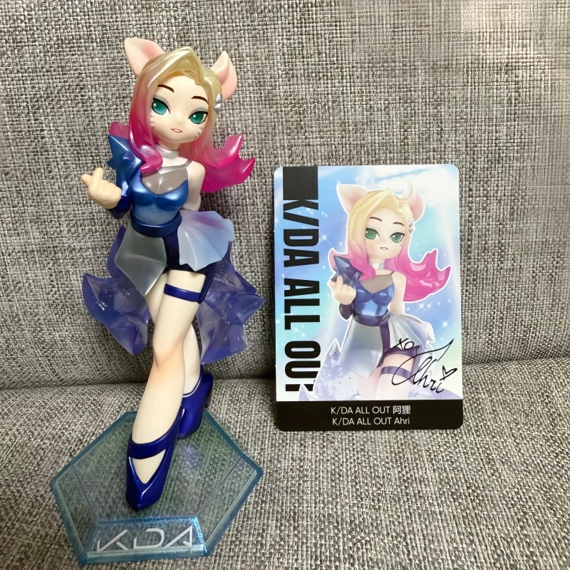 Фото Оригинальные Новые Горячие Новинки в Наличии: Фигурки Popmart League of Legends K/DA All Out Co-Branded Series, Слепые Коробки, Украшения, Игрушки №4