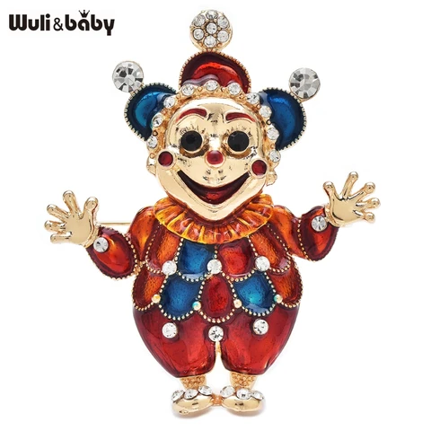 Wuli&baby броши-клоун