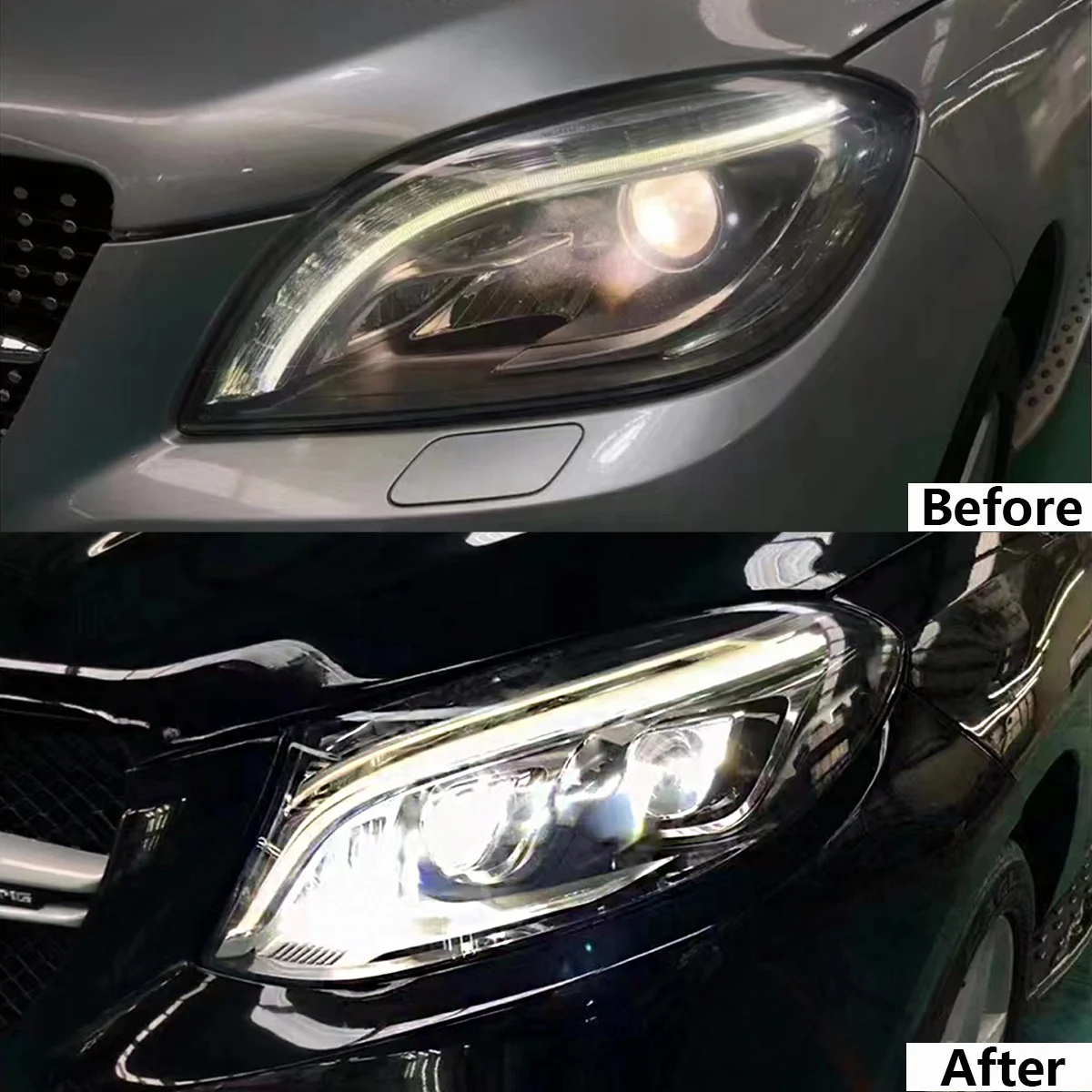 Автомобильный бампер часть Bodykit полный комплект кузова W166 ML обновление GLE Class GLE63