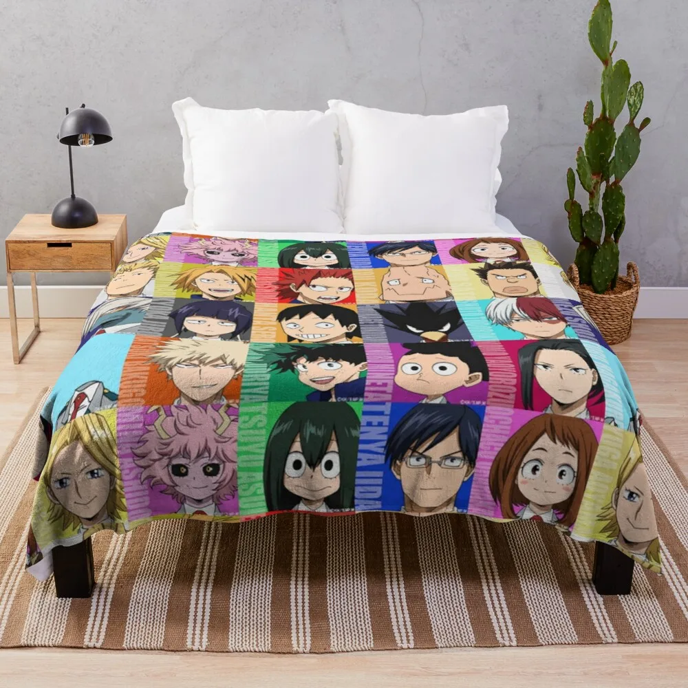 

Class 1-A Throw Blanket microfiber blanket double plush blanket blanket for travel light