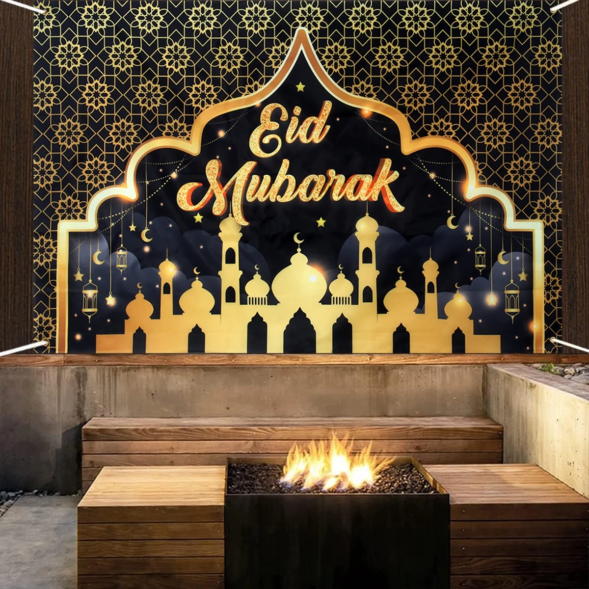 Яркий фон для дома в мусульманском стиле