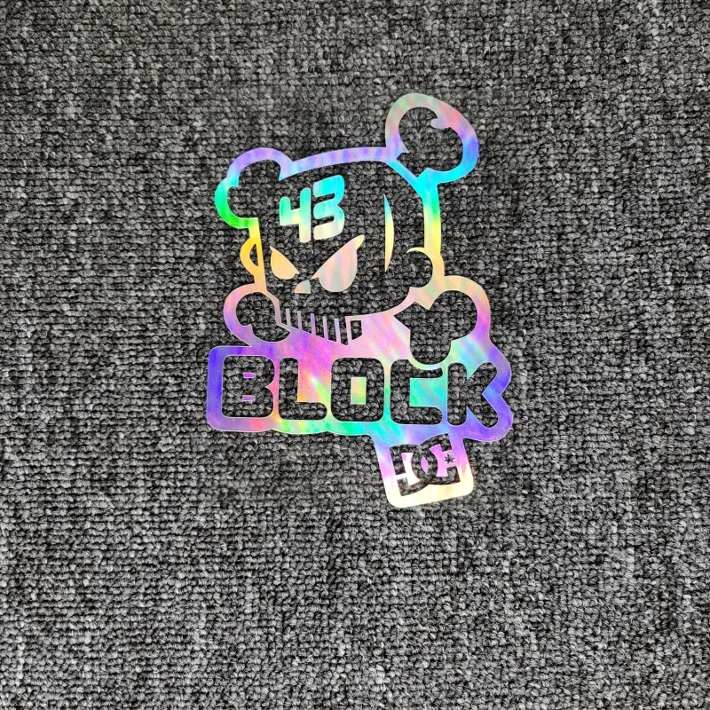 Автомобильные наклейки DC Ken черепа блока светоотражающее украшение для крышки