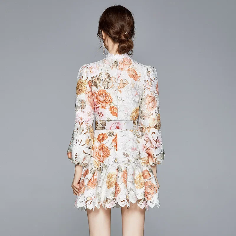 Элегантное австралийское нишевое винтажное праздничное мини-платье с принтом и