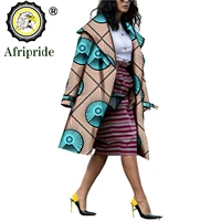 african ethnic print long coat women overcoat autumn outwear plus size womens clothes boho oversized trench coats s2024012