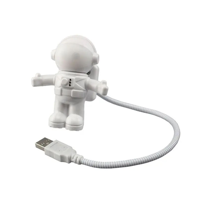 

1pc Creative Spaceman Astronaut LED Flexible USB Light Night Light for Kids Toy Laptop PC Notebook for dropshipping