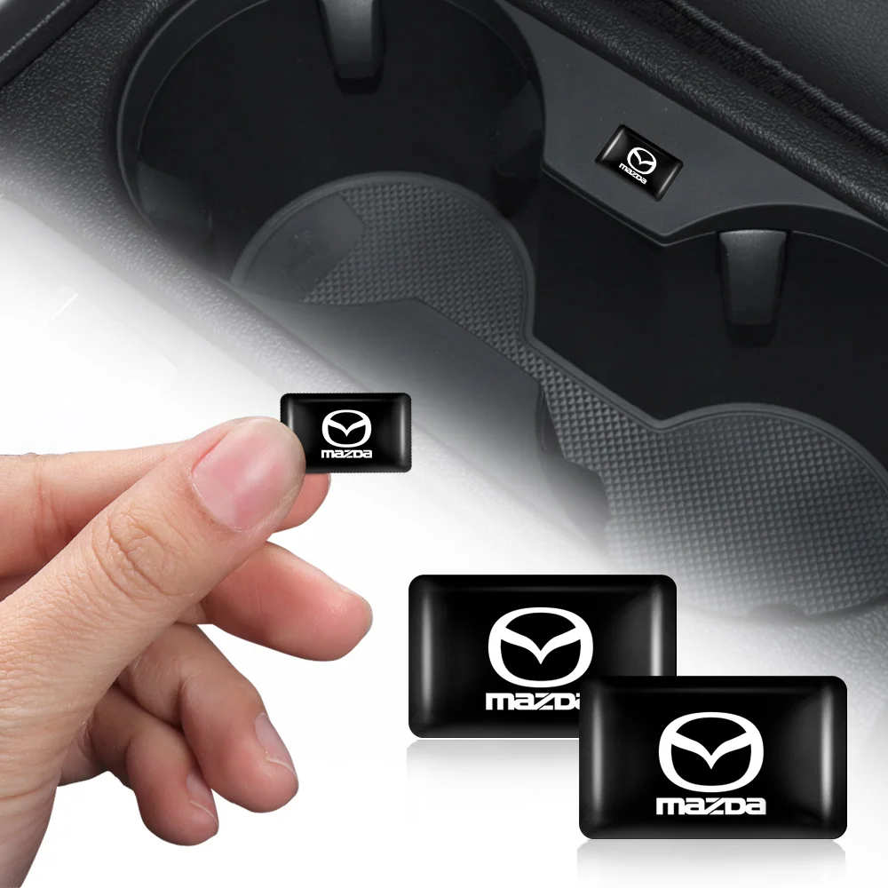 

10pcs Car Window Lift Button Stickers Steering Wheel Badges Interior Decoration For Mazda 3 6 Axela Atenza CX-3 CX-5 CX-8 Demio