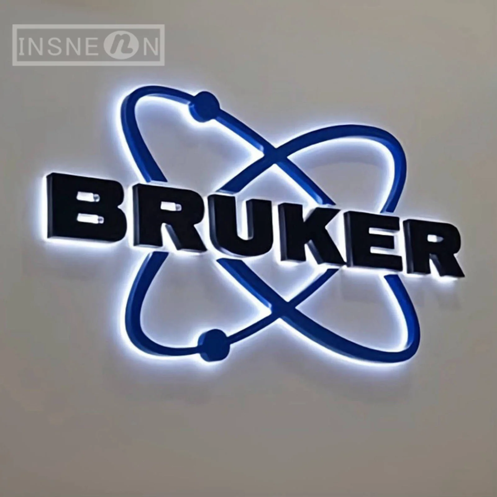 Изготовленный на заказ 3D бизнес-светильник наружный светодиод фирменный магазин