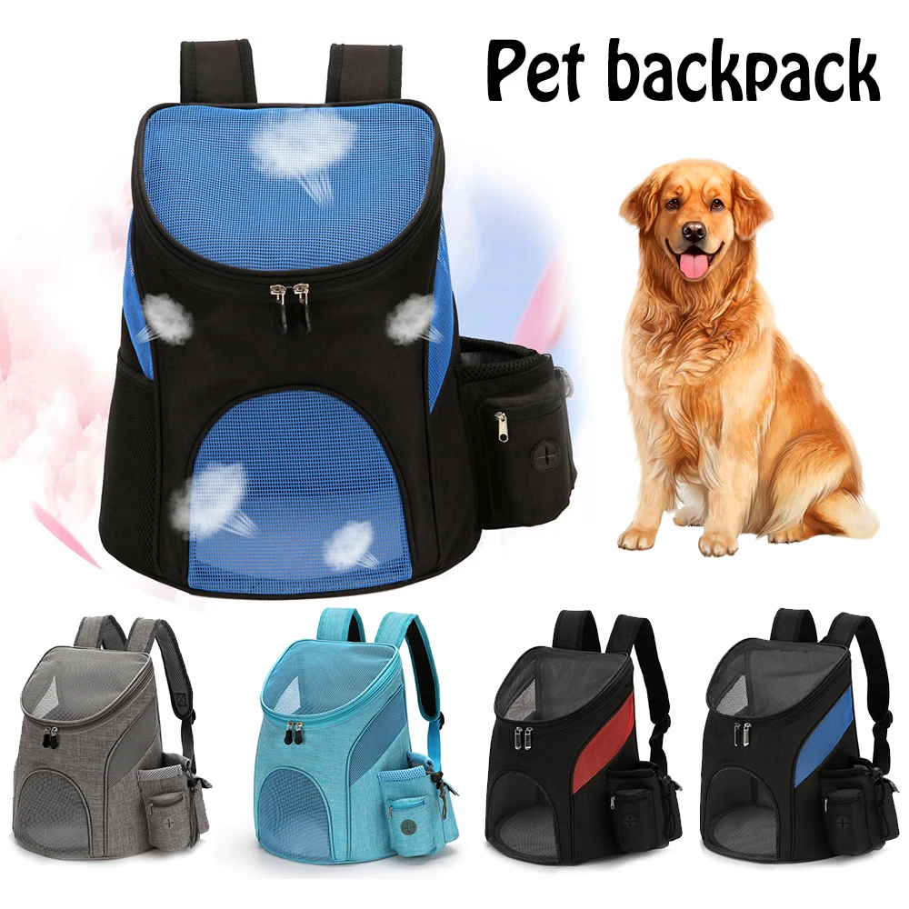 

Carrier 2023 Portable Cats Outdoor For Use Fully Hiking Ventilated Pet Mesh And New Puppies Travel For Walking Backpack & Dogs