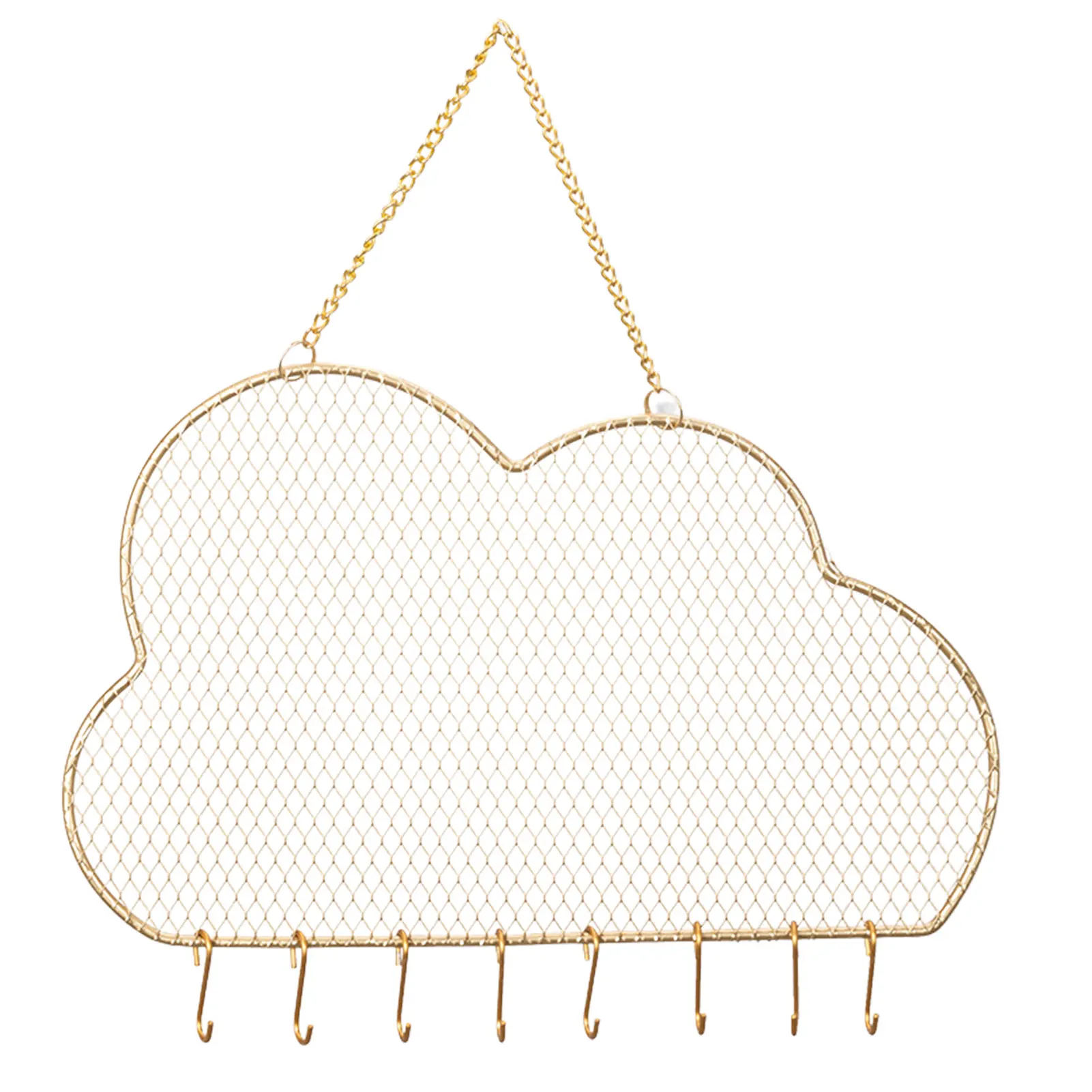 

Earring Wall Organizer Metal Cloud Shape Jewelry Holder For Wall Wall Mount Earring Display Necklace Display Jewelry Display For