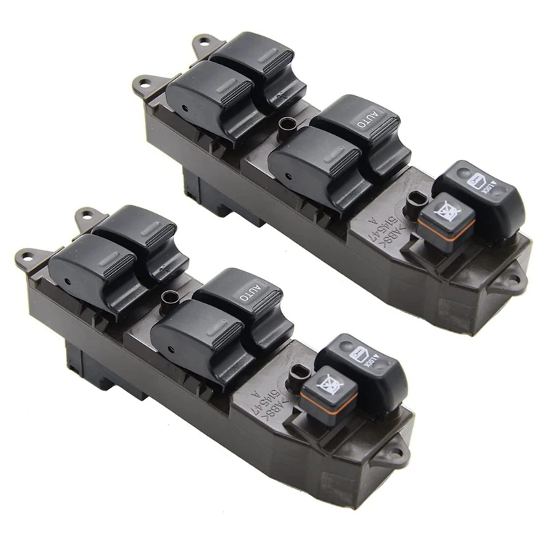 

2X Car Glass Lifter Switch Power Window Control Combination Switch For Toyota Vios 84820-33230